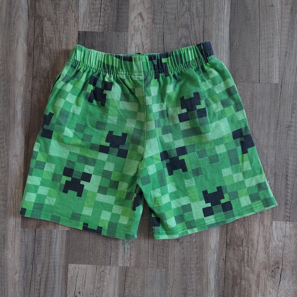 Minecraft & Nike Knit Shorts Small 6/7 - Picture 9 of 13